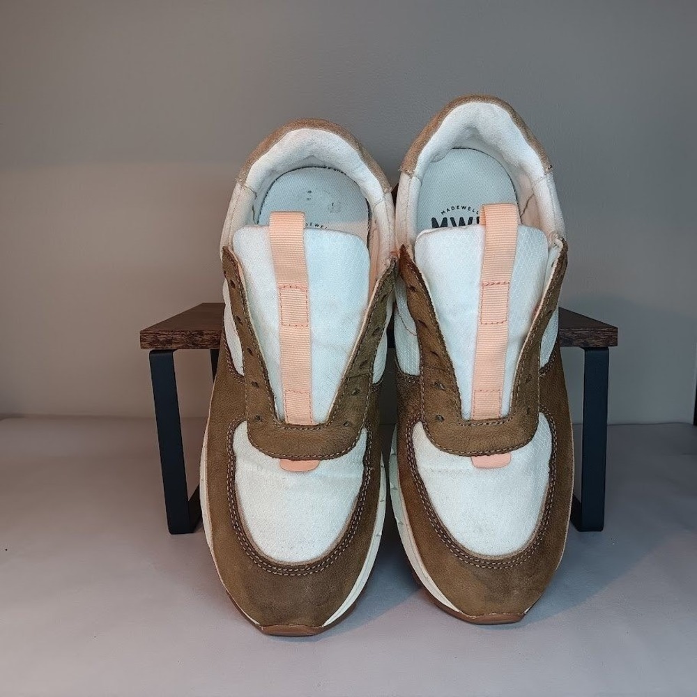 Madewell MWL Colorblock Sneakers Womens 9 Mens‎ 7.5 Brown Peach Good